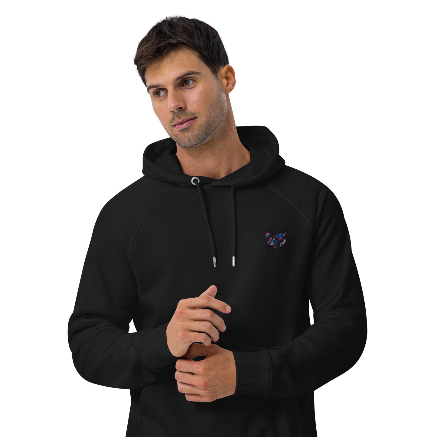 Sweat à capuche écologique Raglan unisexe - homme femme