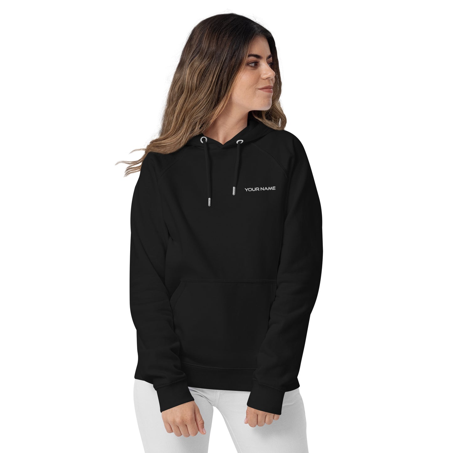 Sweat à capuche écologique Raglan unisexe