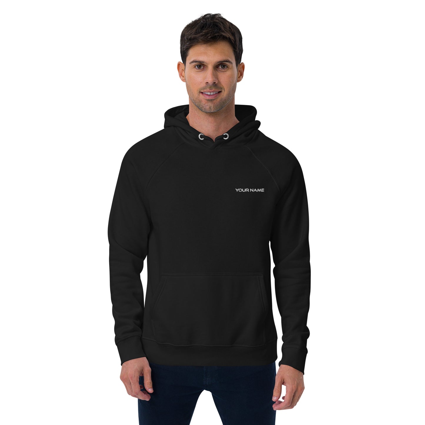 Sweat à capuche écologique Raglan unisexe
