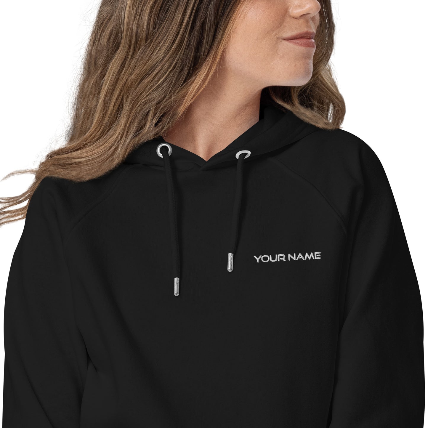 Sweat à capuche écologique Raglan unisexe
