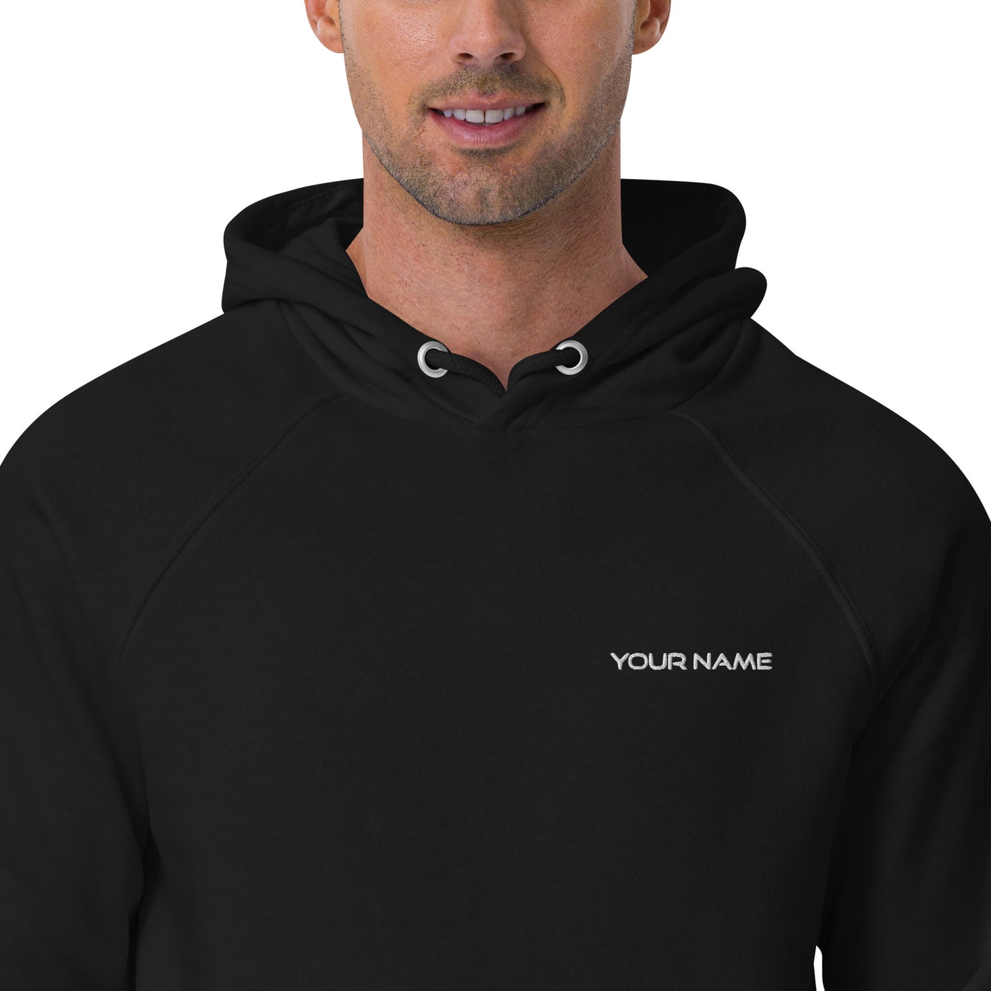 Sweat à capuche écologique Raglan unisexe