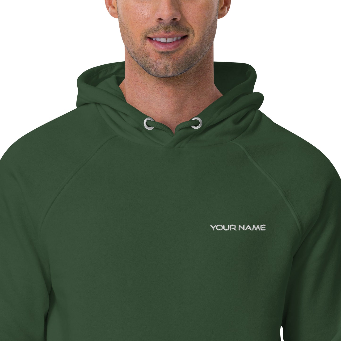 Sweat à capuche écologique Raglan unisexe