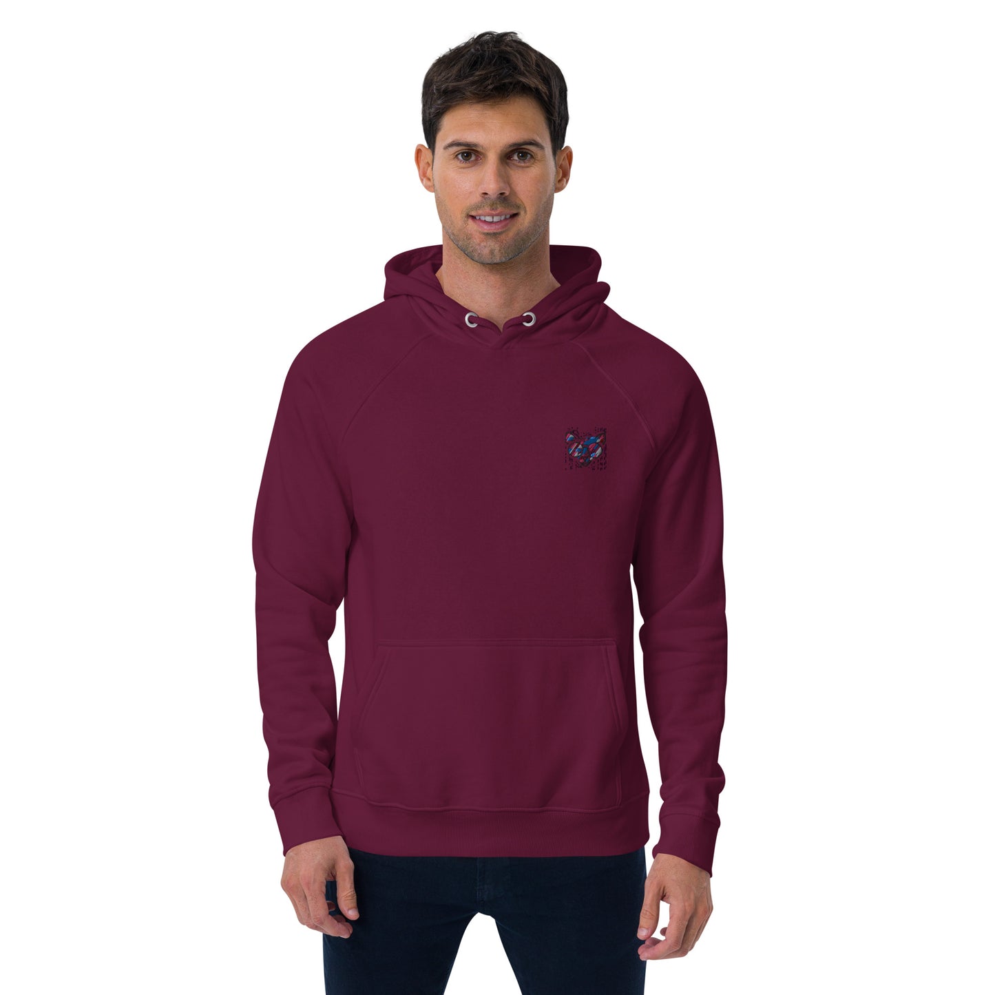 Sweat à capuche écologique Raglan unisexe - homme femme