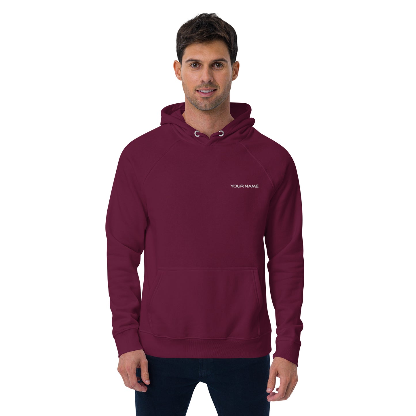 Sweat à capuche écologique Raglan unisexe