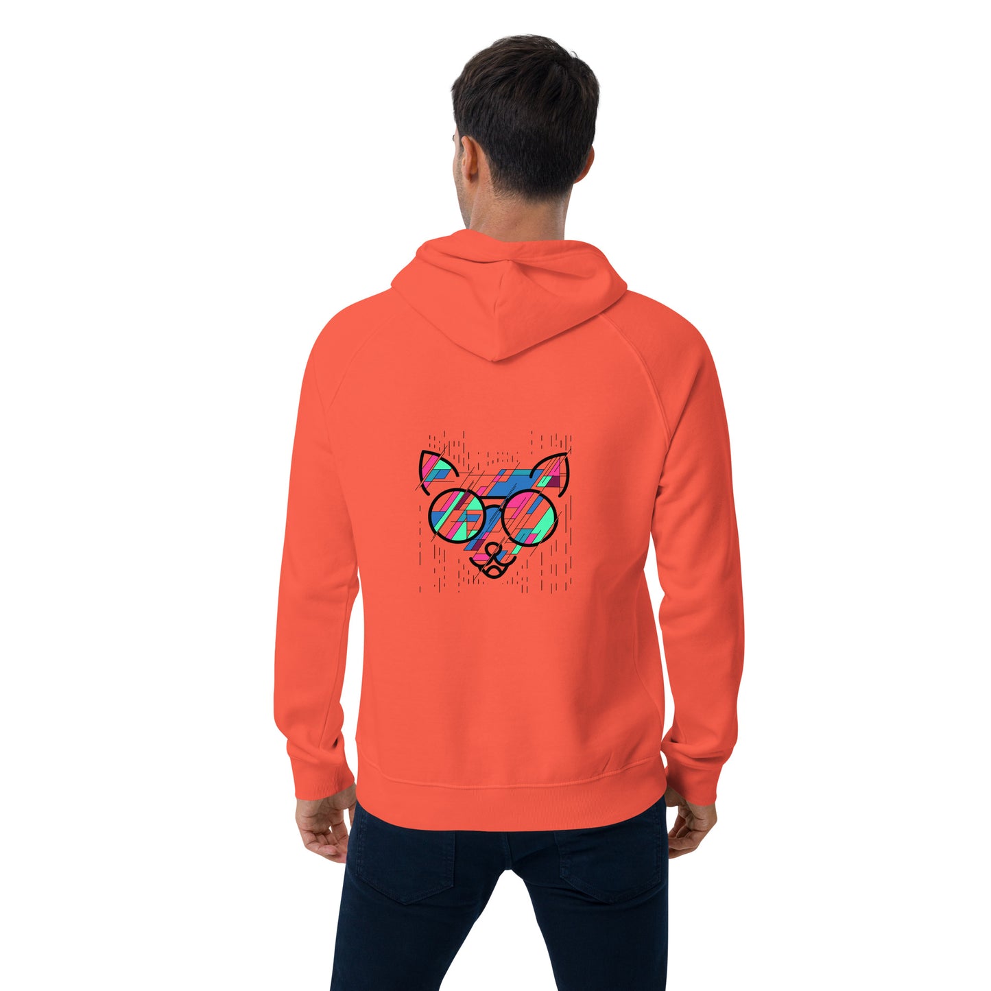 Sweat à capuche écologique Raglan unisexe - homme femme