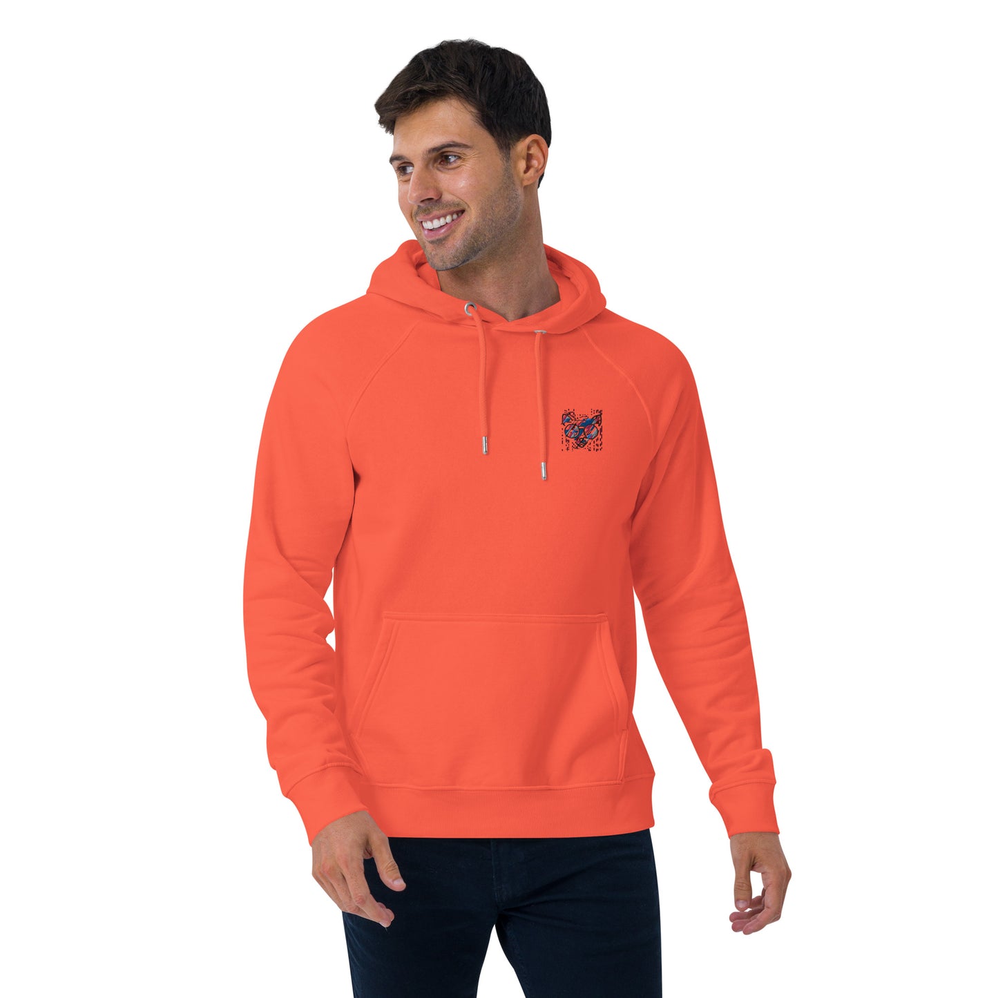 Sweat à capuche écologique Raglan unisexe - homme femme
