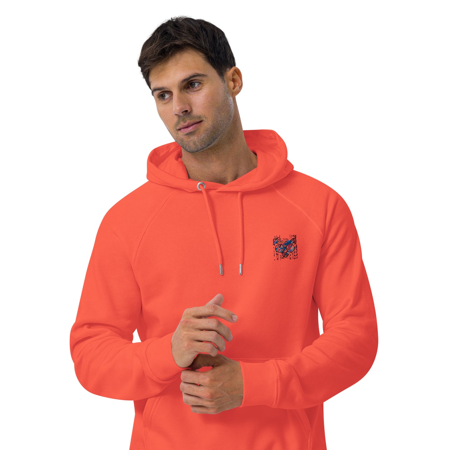 Sweat à capuche écologique Raglan unisexe - homme femme