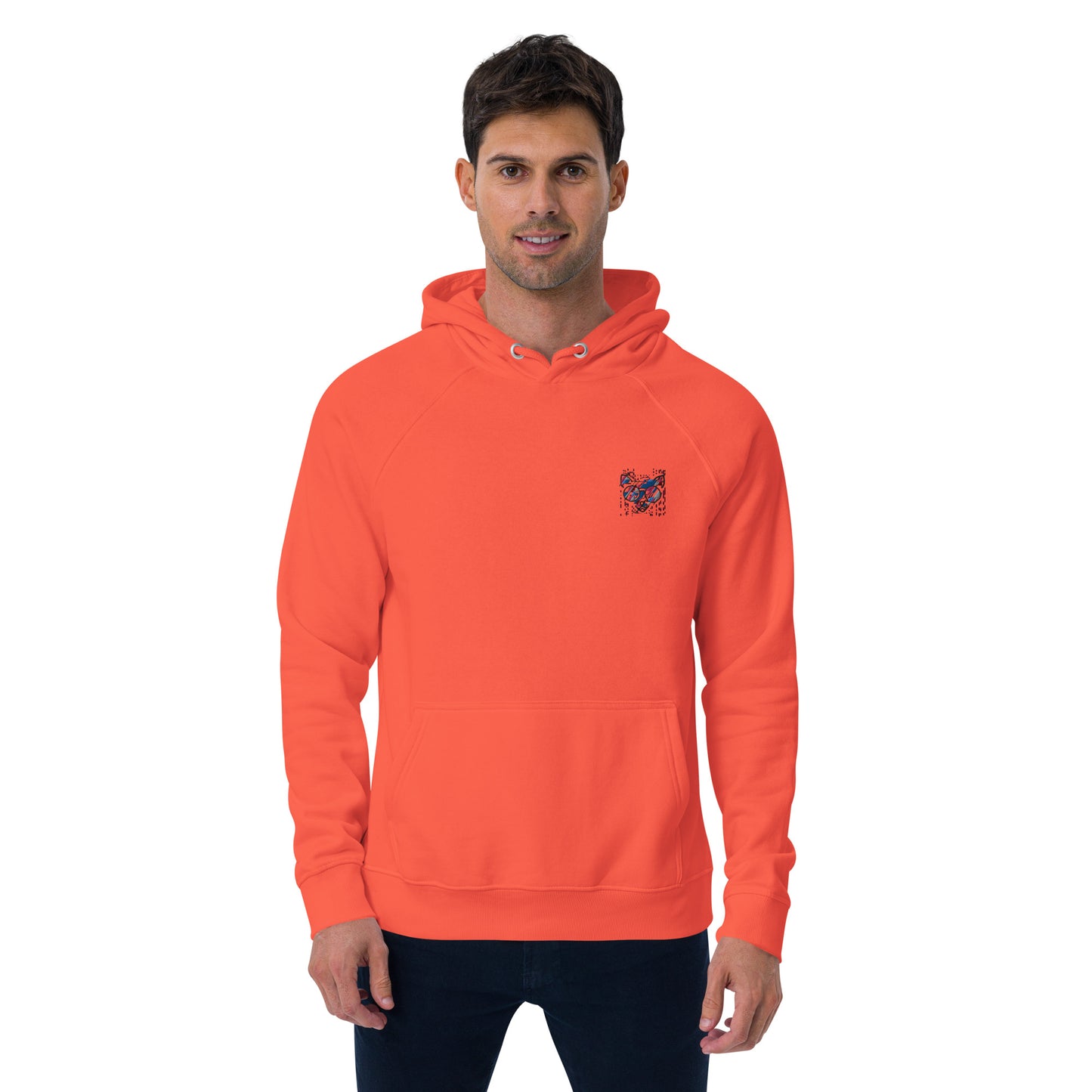 Sweat à capuche écologique Raglan unisexe - homme femme