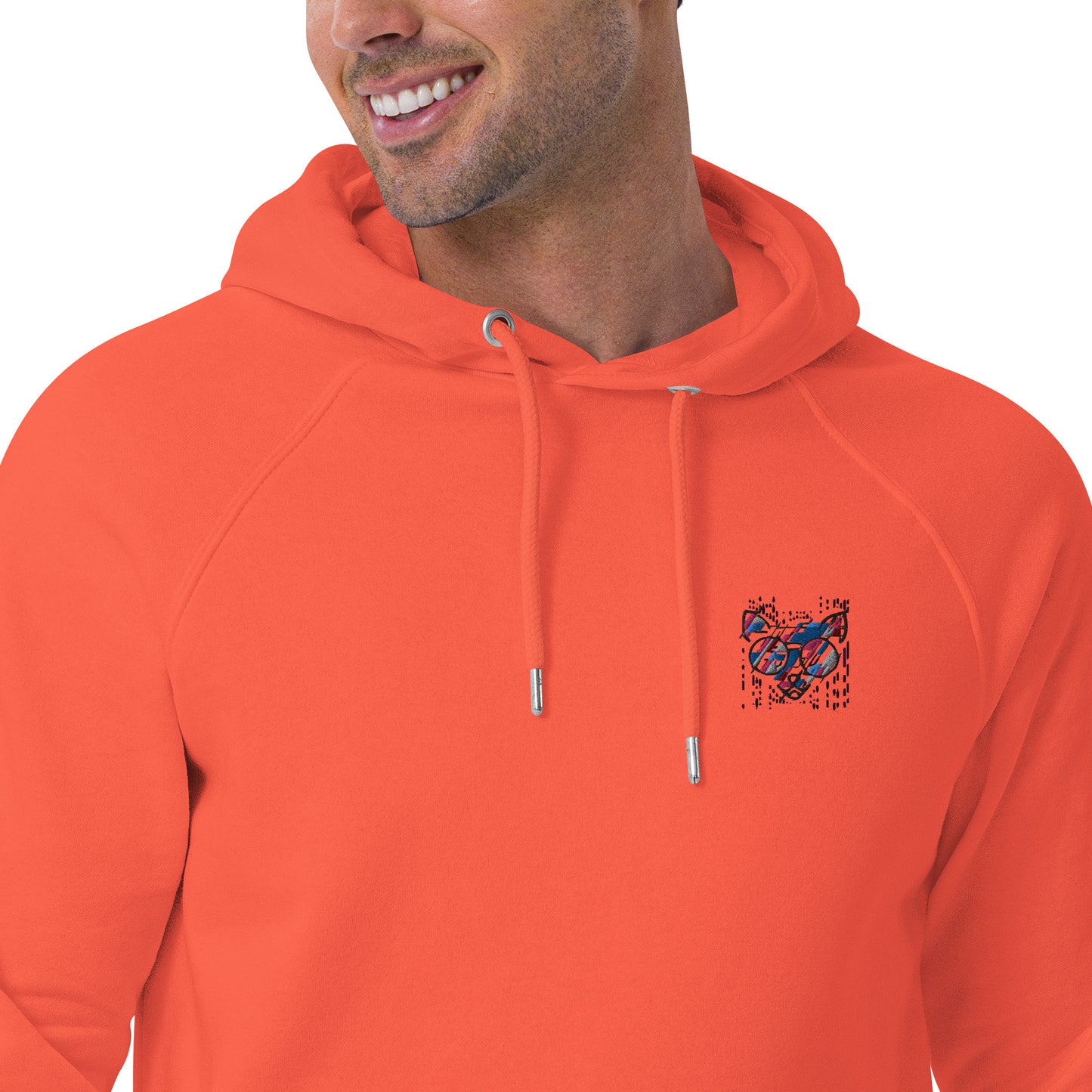 Sweat à capuche écologique Raglan unisexe - homme femme