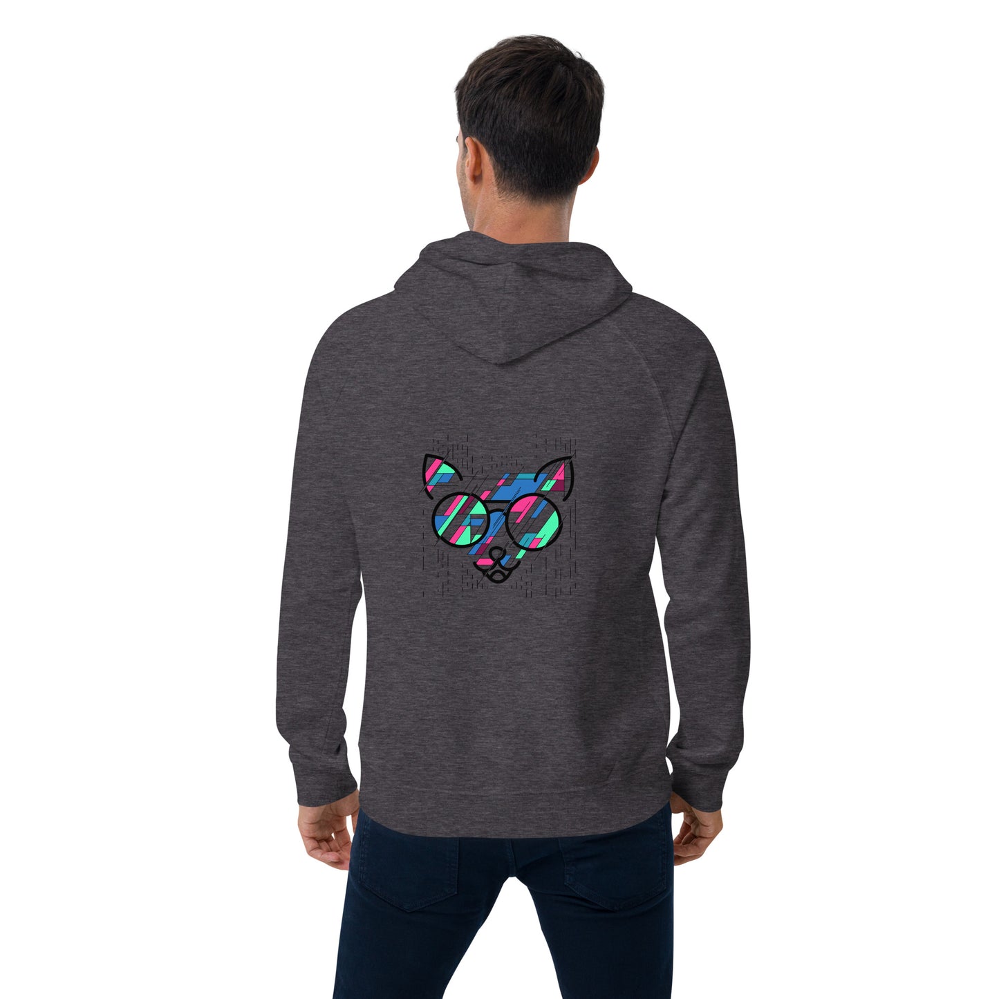 Sweat à capuche écologique Raglan unisexe - homme femme