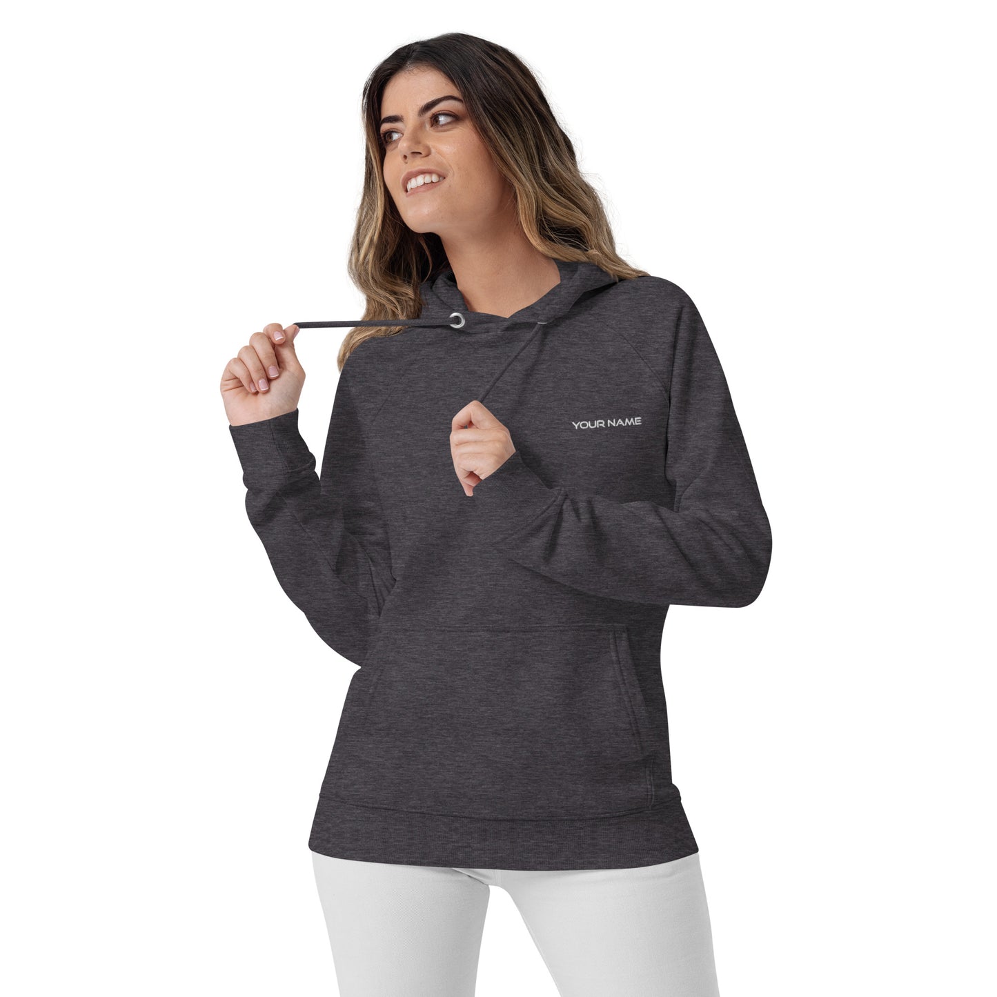 Sweat à capuche écologique Raglan unisexe
