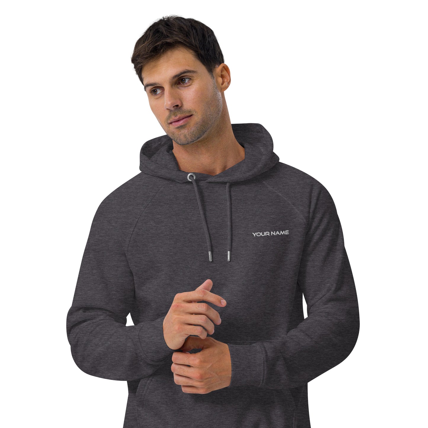 Sweat à capuche écologique Raglan unisexe
