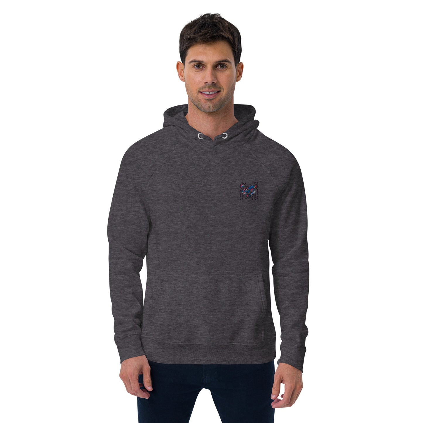 Sweat à capuche écologique Raglan unisexe - homme femme