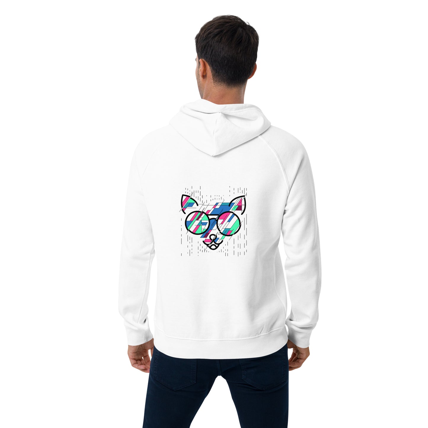 Sweat à capuche écologique Raglan unisexe - homme femme