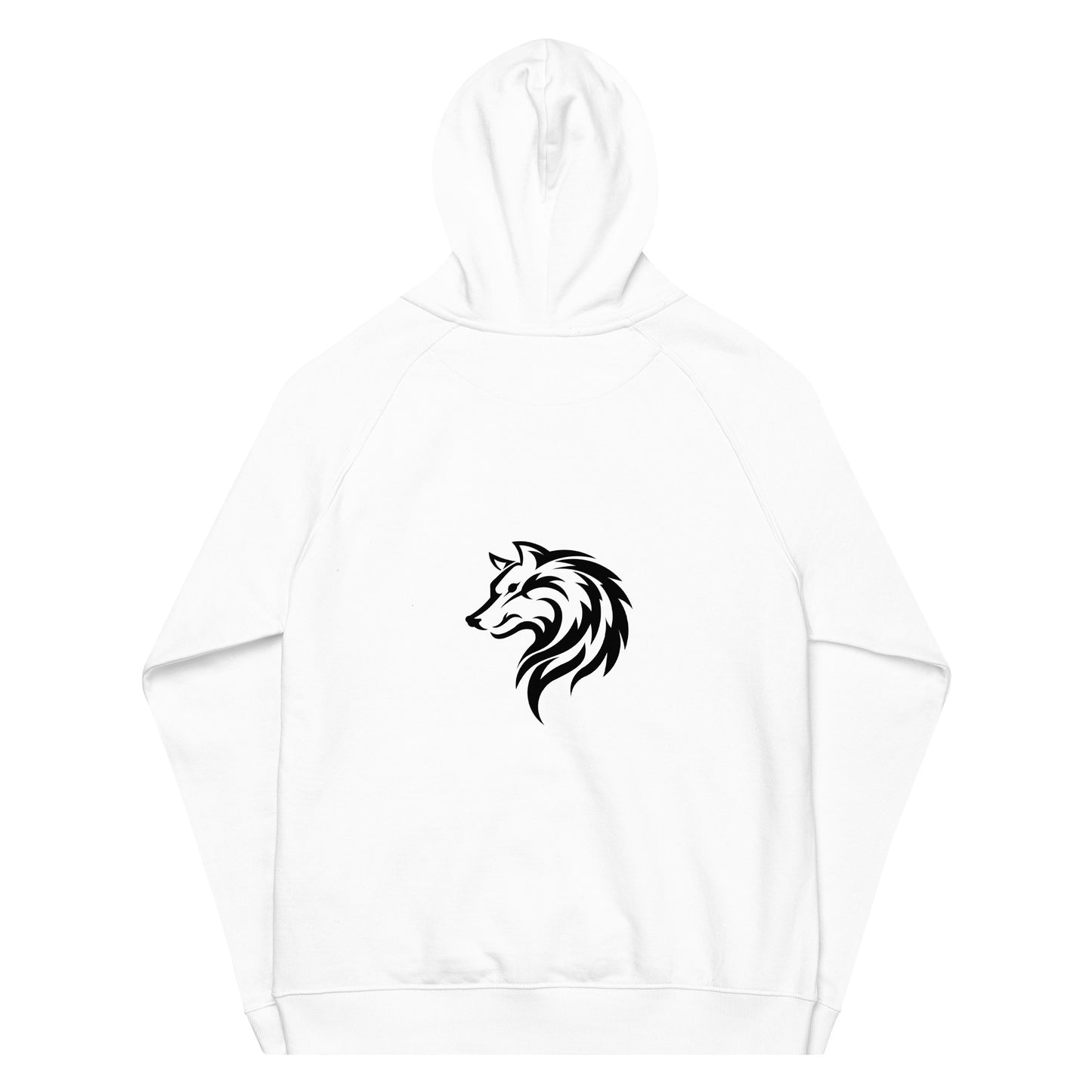 Unisex Raglan Eco Hoodie - wolf