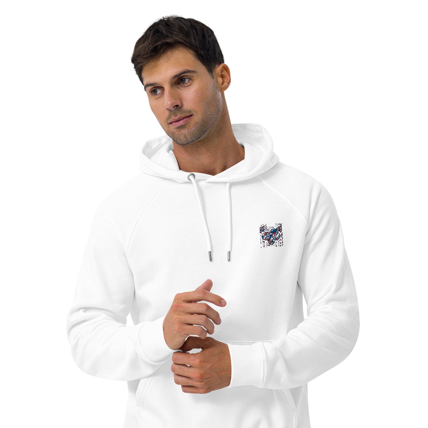 Sweat à capuche écologique Raglan unisexe - homme femme