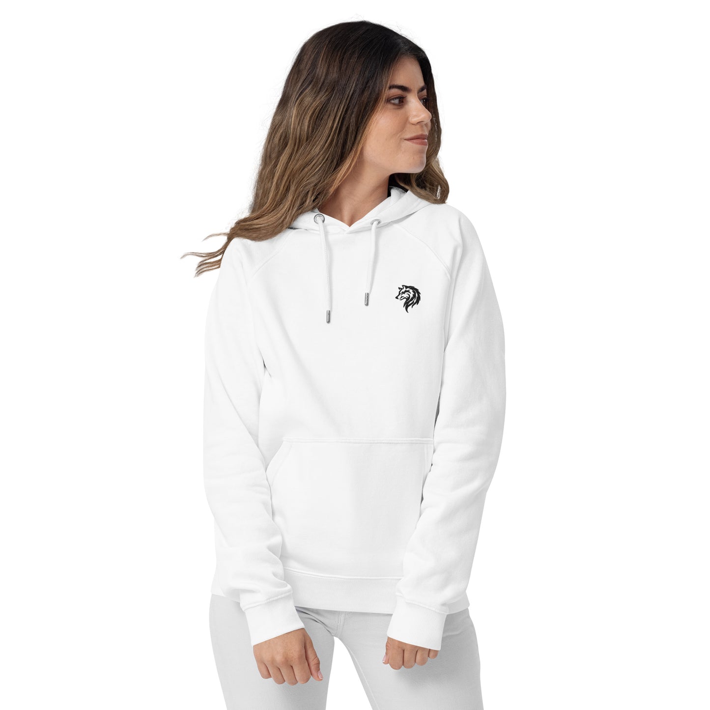 Unisex Raglan Eco Hoodie - wolf