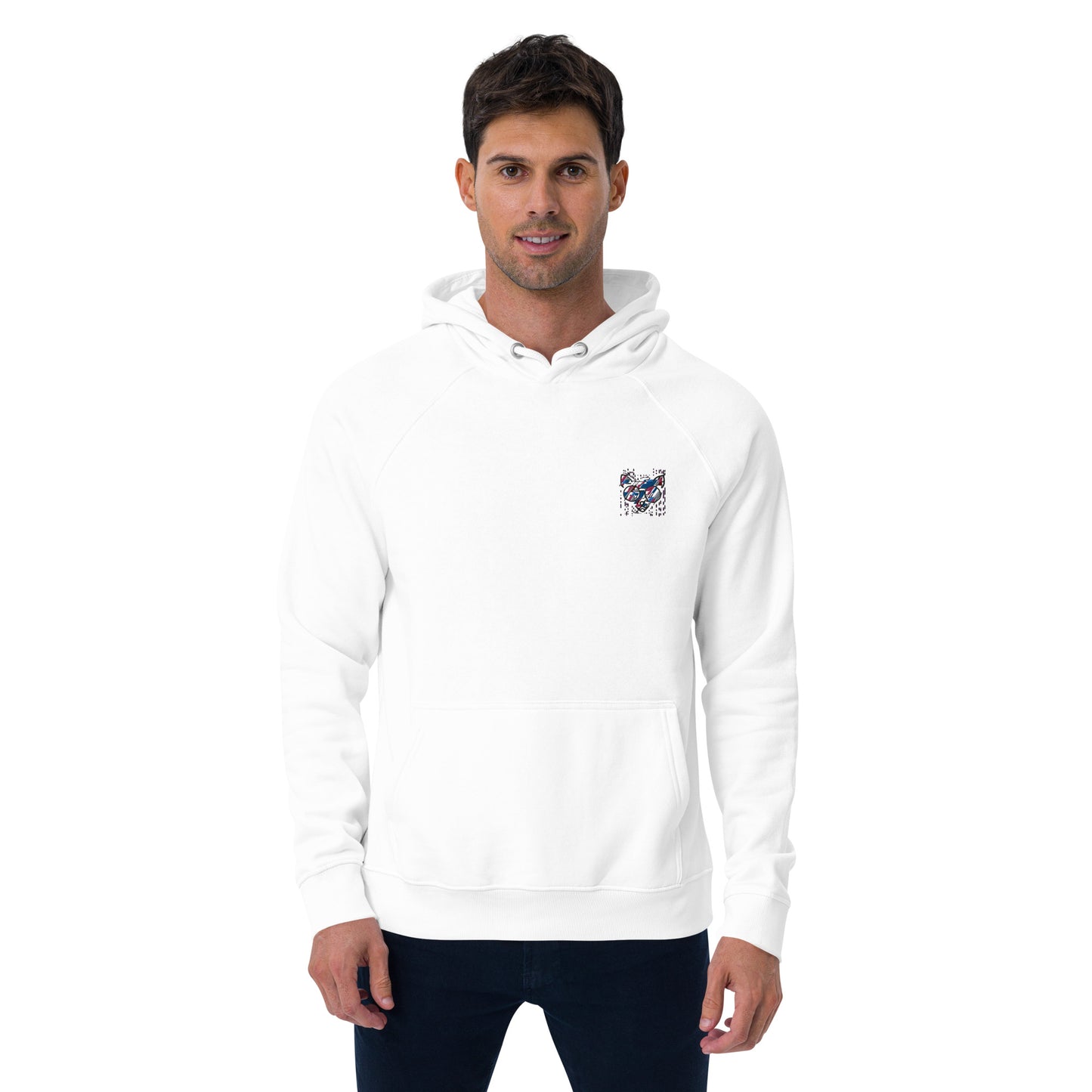 Sweat à capuche écologique Raglan unisexe - homme femme
