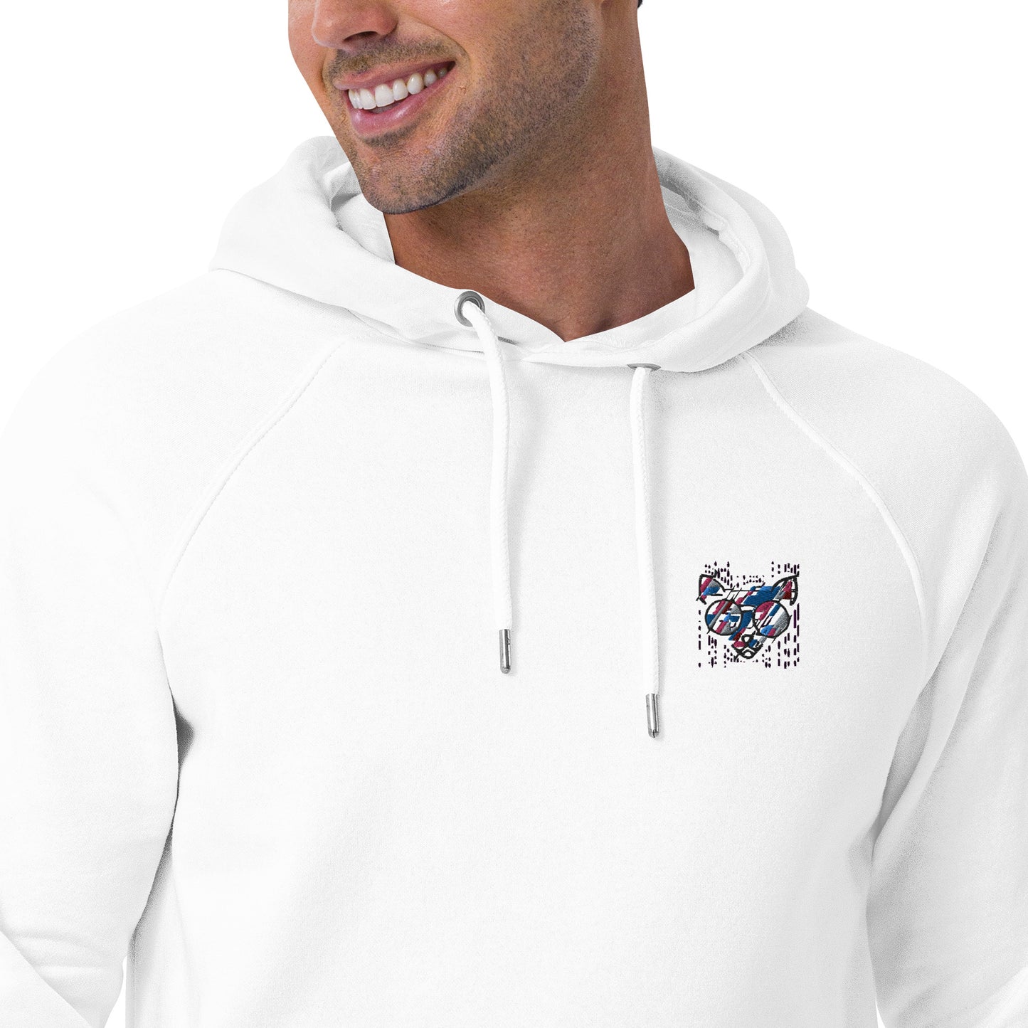 Sweat à capuche écologique Raglan unisexe - homme femme