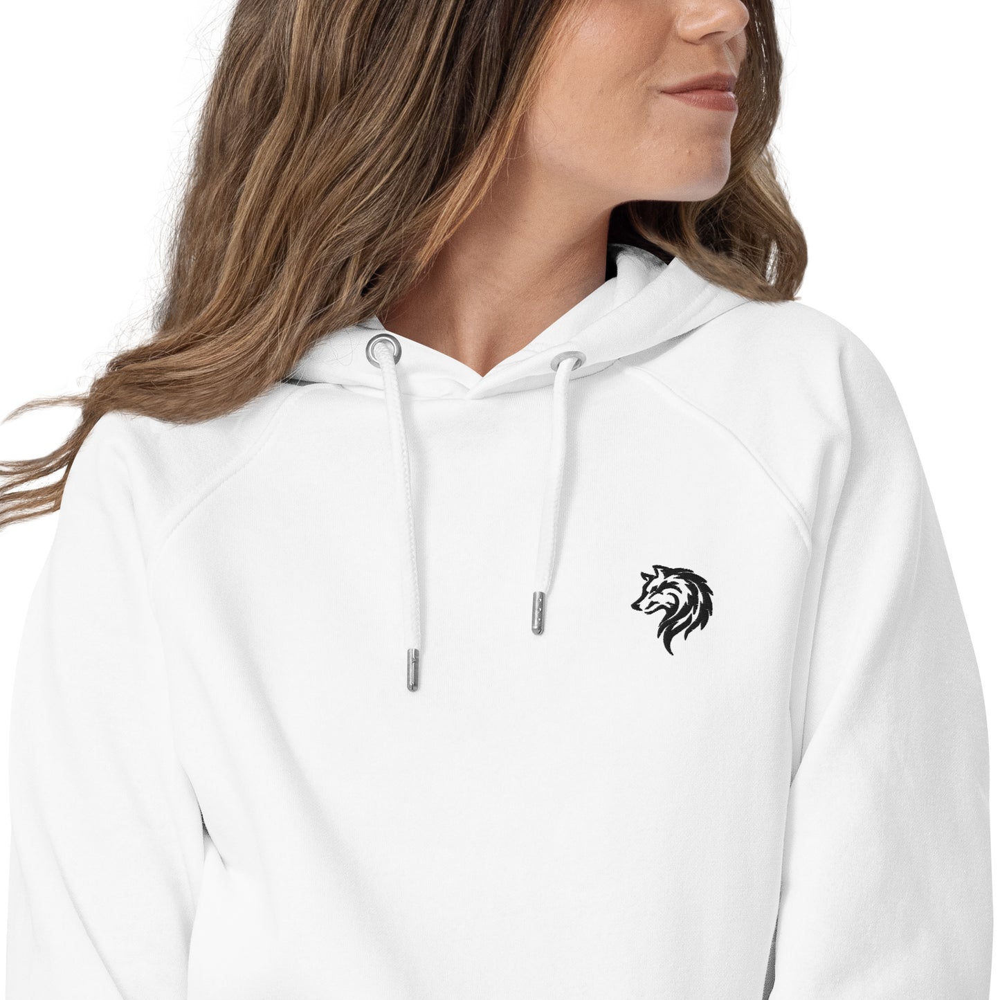 Unisex Raglan Eco Hoodie - wolf