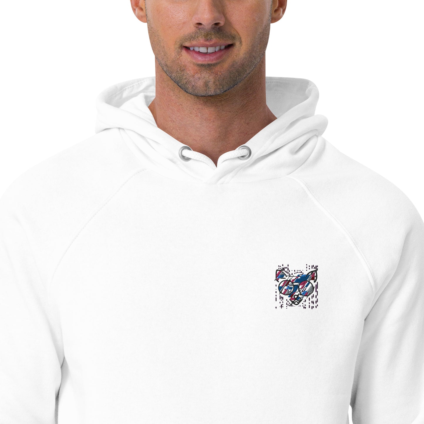 Sweat à capuche écologique Raglan unisexe - homme femme