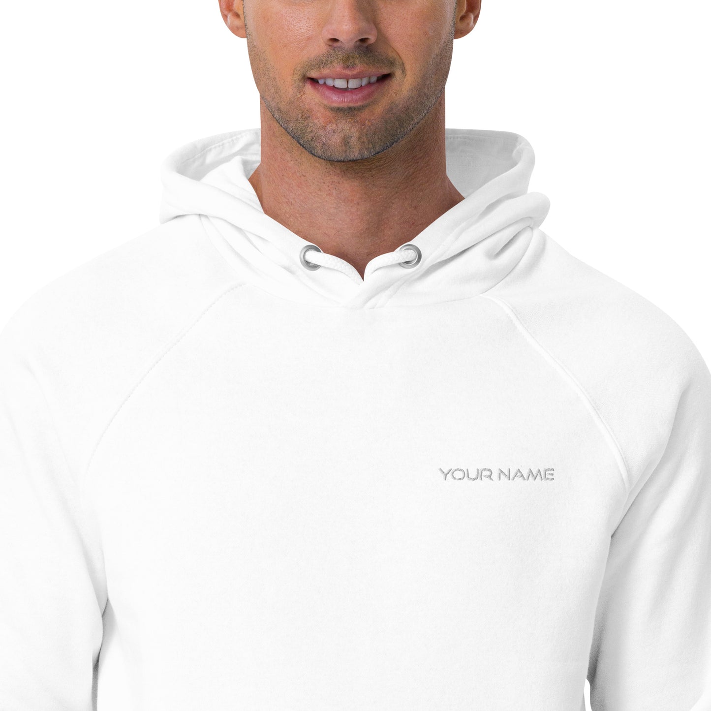 Sweat à capuche écologique Raglan unisexe